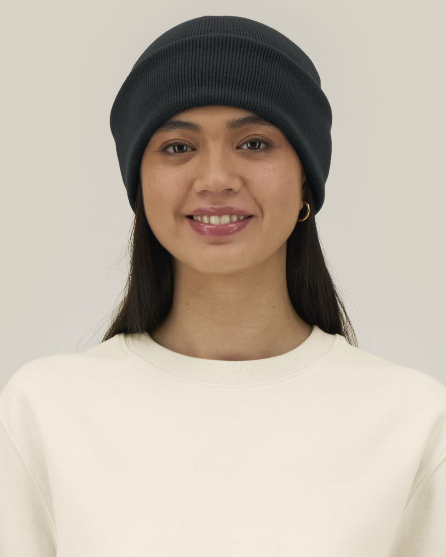 Rib Beanie 2.0 — Farbe BLACK