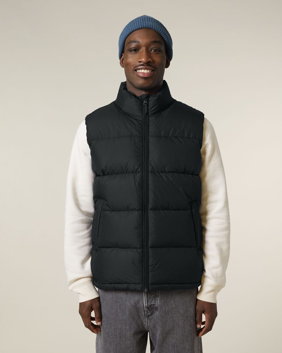 Puffer Gilet — Farbe BLACK