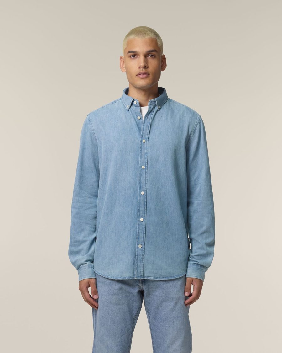 Stanley Denim Shirt — Farbe LIGHT WASH