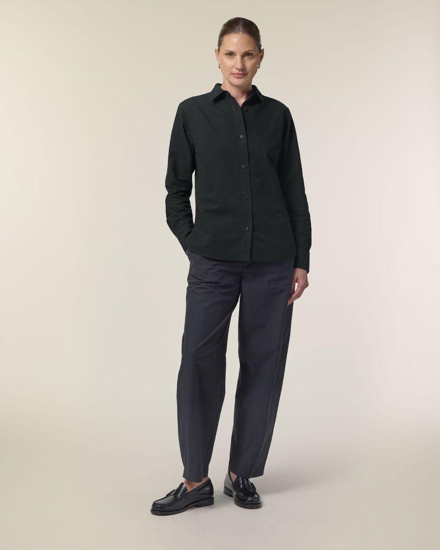 Stella Oxford Shirt — Farbe BLACK