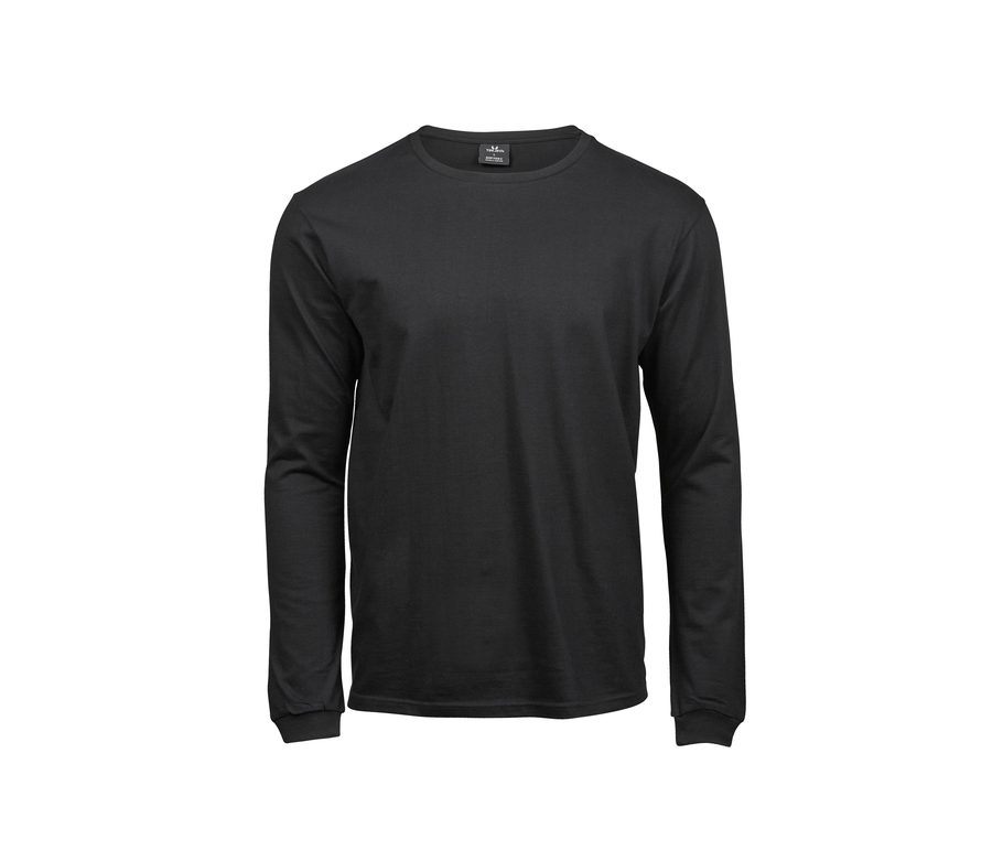 LONG SLEEVE FASHION SOF TEE — Farbe BLACK