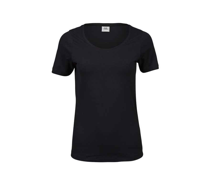 WOMENS STRETCH TEE — Farbe BLACK