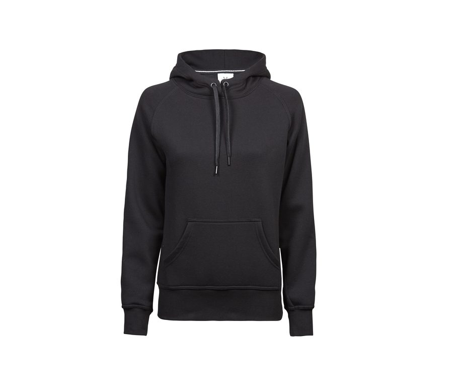 WOMEN'S HOODED SWEATSHIRT — Farbe BLACK