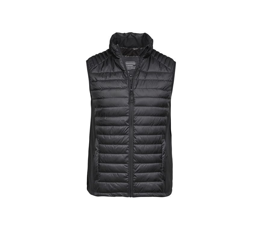 CROSSOVER BODYWARMER — Farbe BLACK / BLACK / BLACK