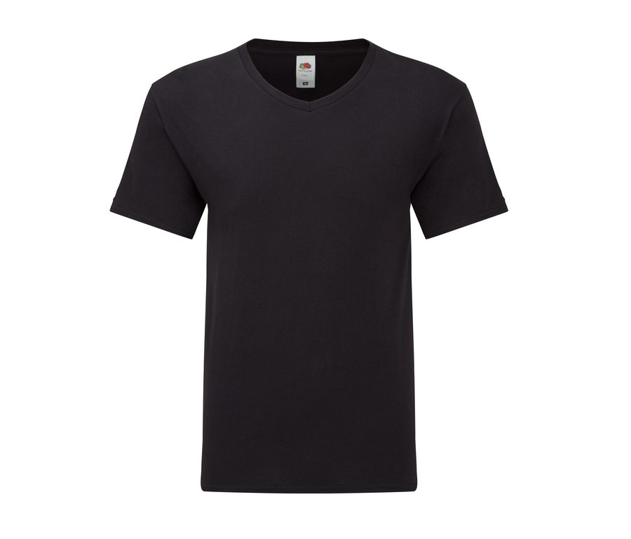 ICONIC 150 V-NECK T — Farbe BLACK