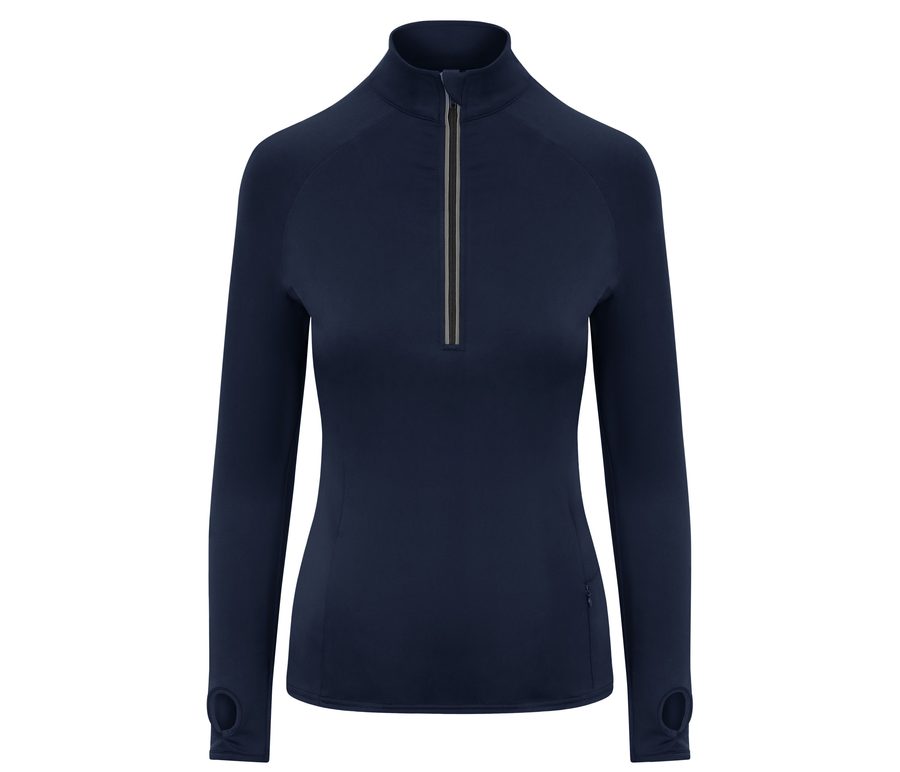 WOMEN'S COOL FLEX 1/2 ZIP TOP — Farbe FRENCH NAVY