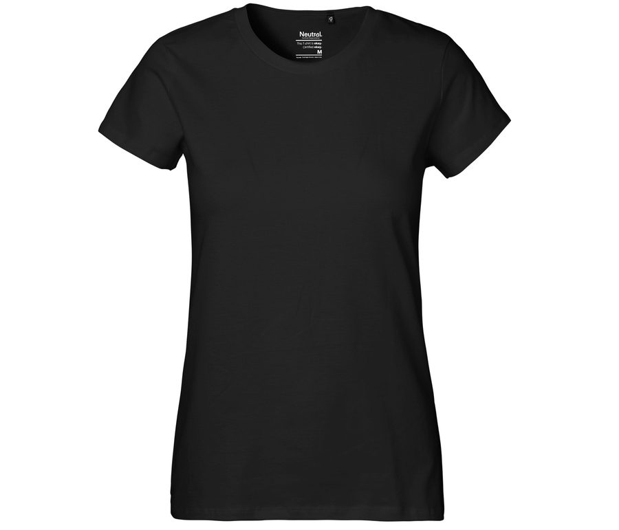 LADIES CLASSIC T-SHIRT — Farbe BLACK