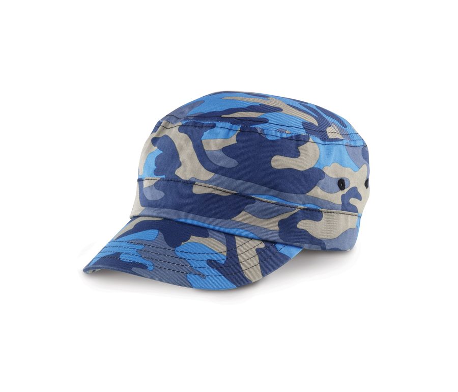 URBAN CAMO CAP — Farbe INDIGO CAMO