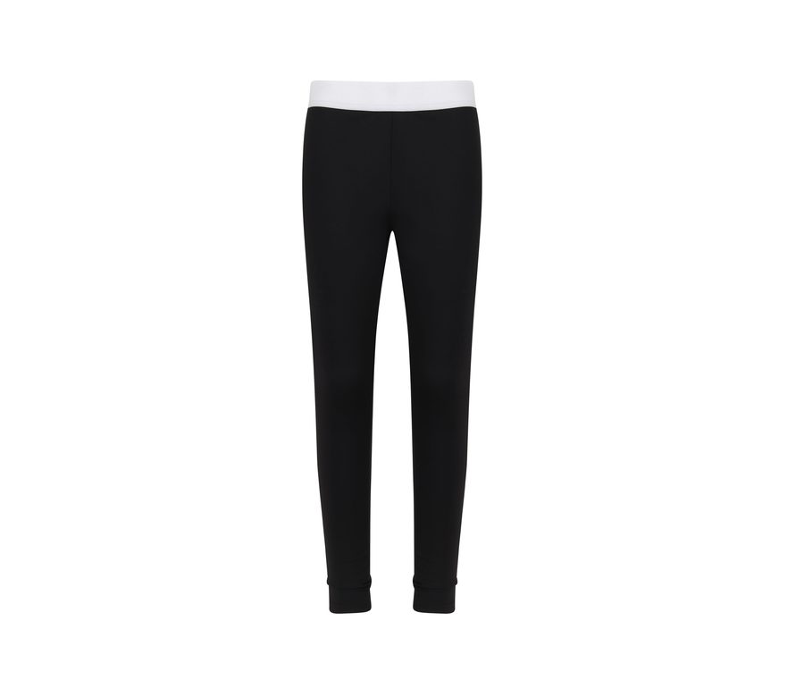 KID'S FASHION LEGGINGS — Farbe BLACK / WHITE