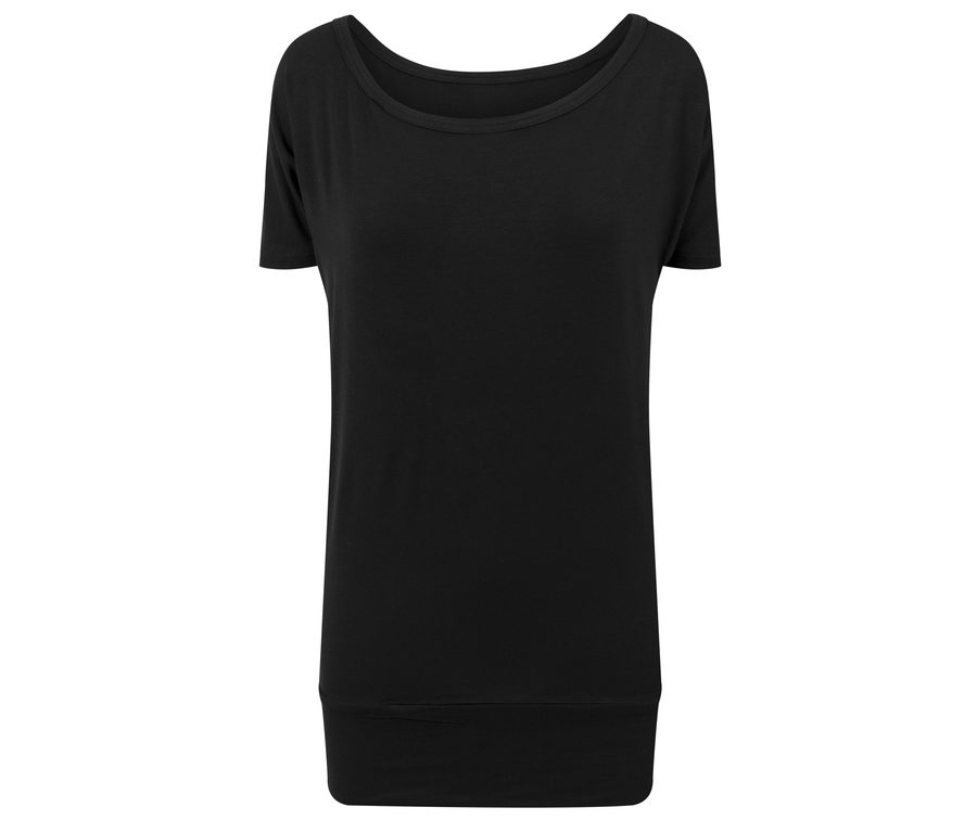 LADIES VISCOSE TEE — Farbe BLACK