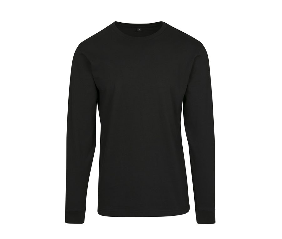Longsleeve with Cuffrib — Farbe BLACK