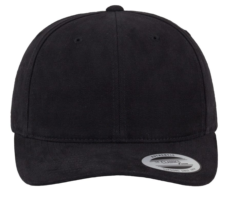 Brushed Cotton Twill Mid-Profile — Farbe BLACK