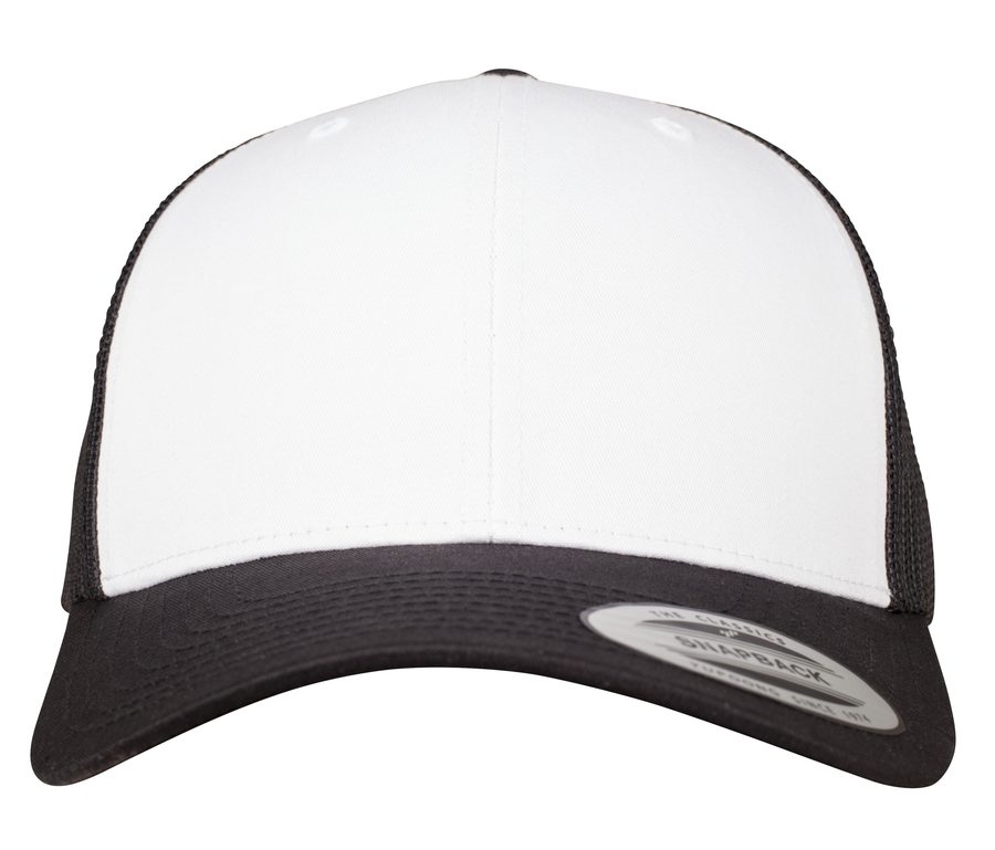 Retro Trucker Colored Front — Farbe BLACK / WHITE / BLACK