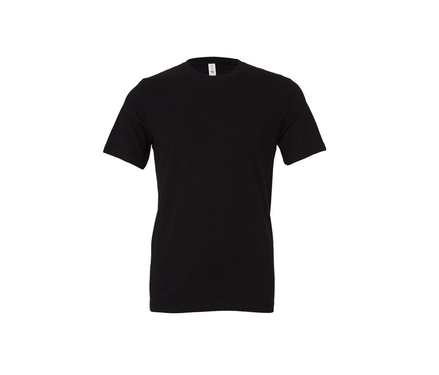 Unisex Jersey Short Sleeve Tee — Farbe BLACK