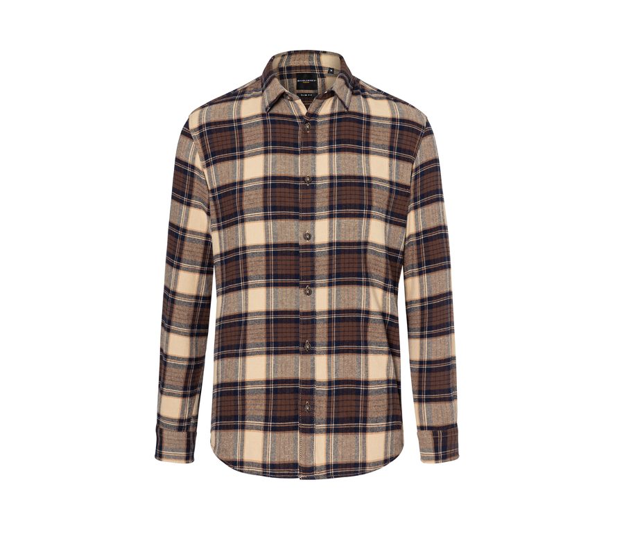 Men's Checked Shirt Urban-Trend — Farbe SAHARA