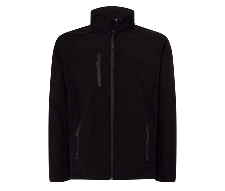 KID SOFTSHELL JACKET — Farbe BLACK