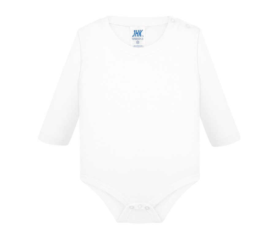 LS BABY BODY — Farbe WHITE