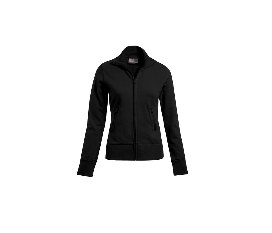 Women’s Jacket Stand-Up Collar — Farbe BLACK
