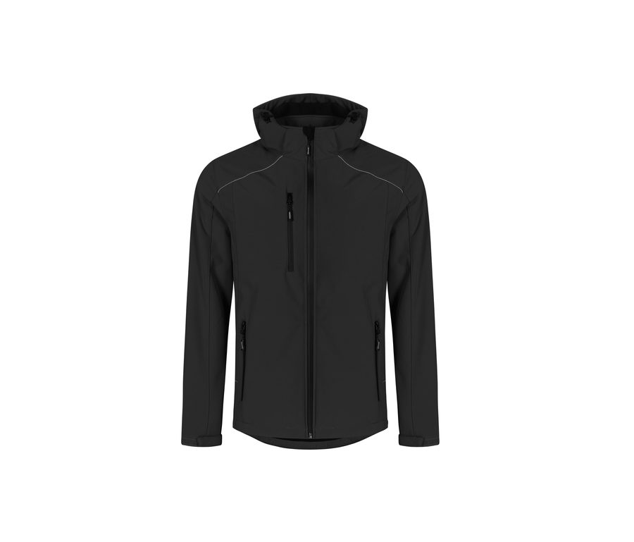 MEN’S SOFTSHELL JACKET — Farbe BLACK