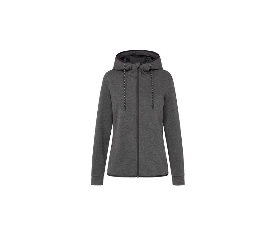 Recycled Scuba Jacket — Farbe ANTHRA HEATHER