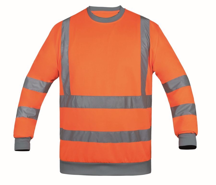HI-VIS SWEATSHIRT "LIMERICK" — Farbe ORANGE
