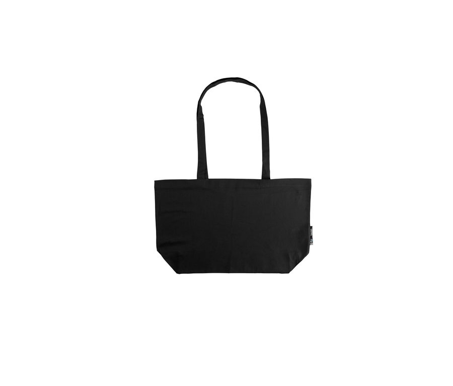 Shopping Bag with Gusset — Farbe BLACK