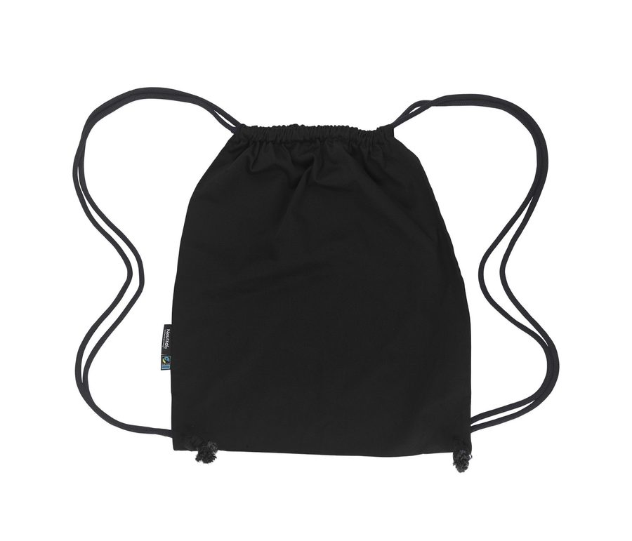 TWILL GYM BAG — Farbe BLACK
