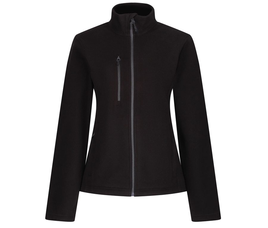 WOMEN'S HONESTLY MADE RECYCLED FLEECE — Farbe BLACK