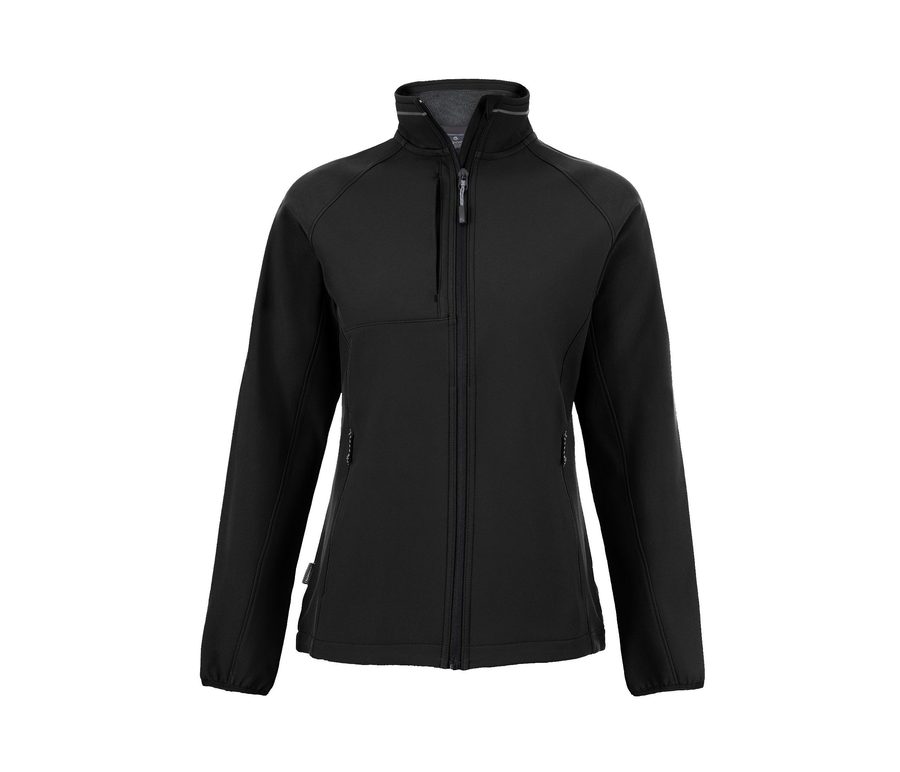 EXPERT WOMENS BASECAMP SOFTSHELL JACKET — Farbe BLACK