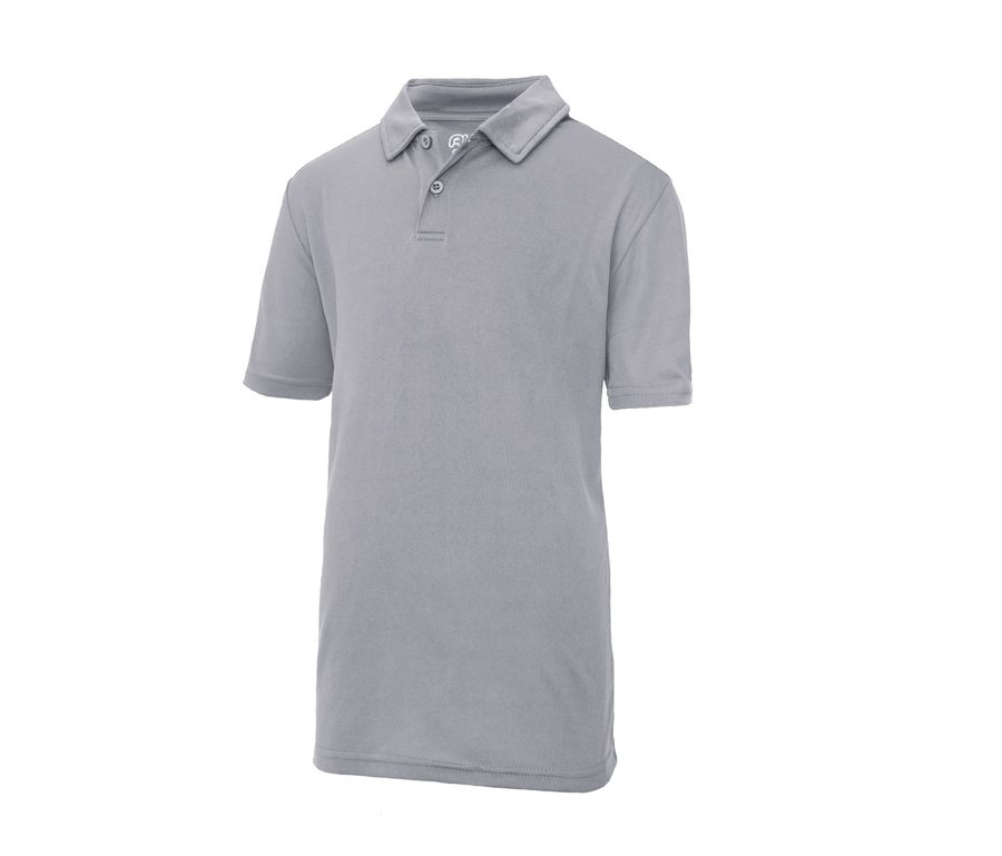 KIDS COOL POLO — Farbe HEATHER GREY