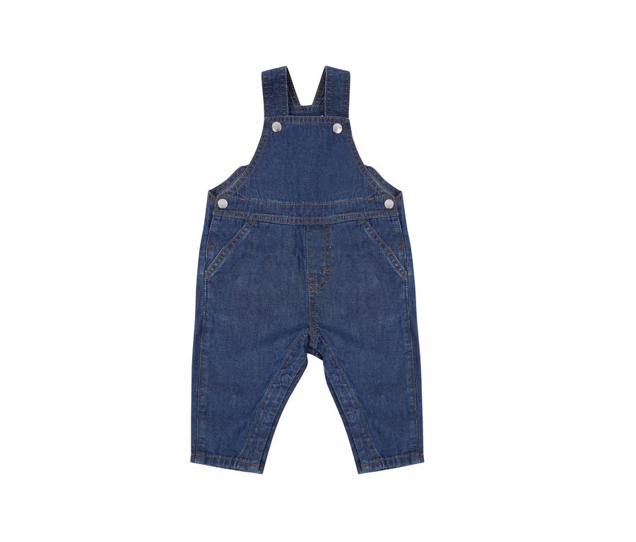 DENIM DUNGAREES — Farbe BLUE