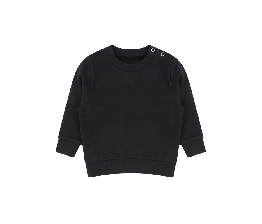 KIDS SUSTAINABLE SWEATSHIRT — Farbe BLACK
