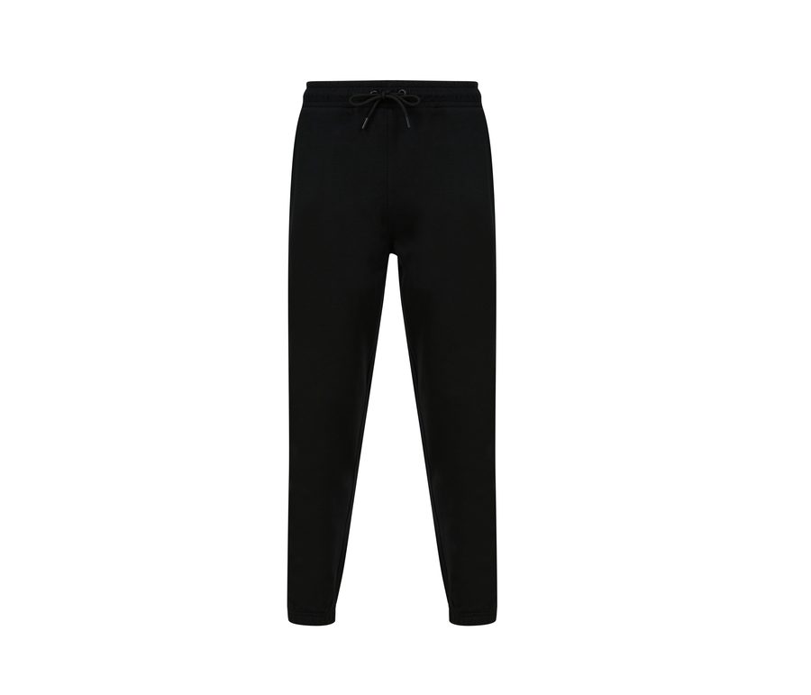 UNISEX SUSTAINABLE FASHION CUFFED JOGGERS — Farbe BLACK