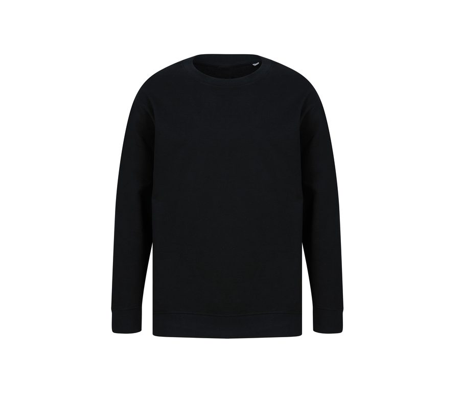 UNISEX SUSTAINABLE FASHION SWEAT — Farbe BLACK