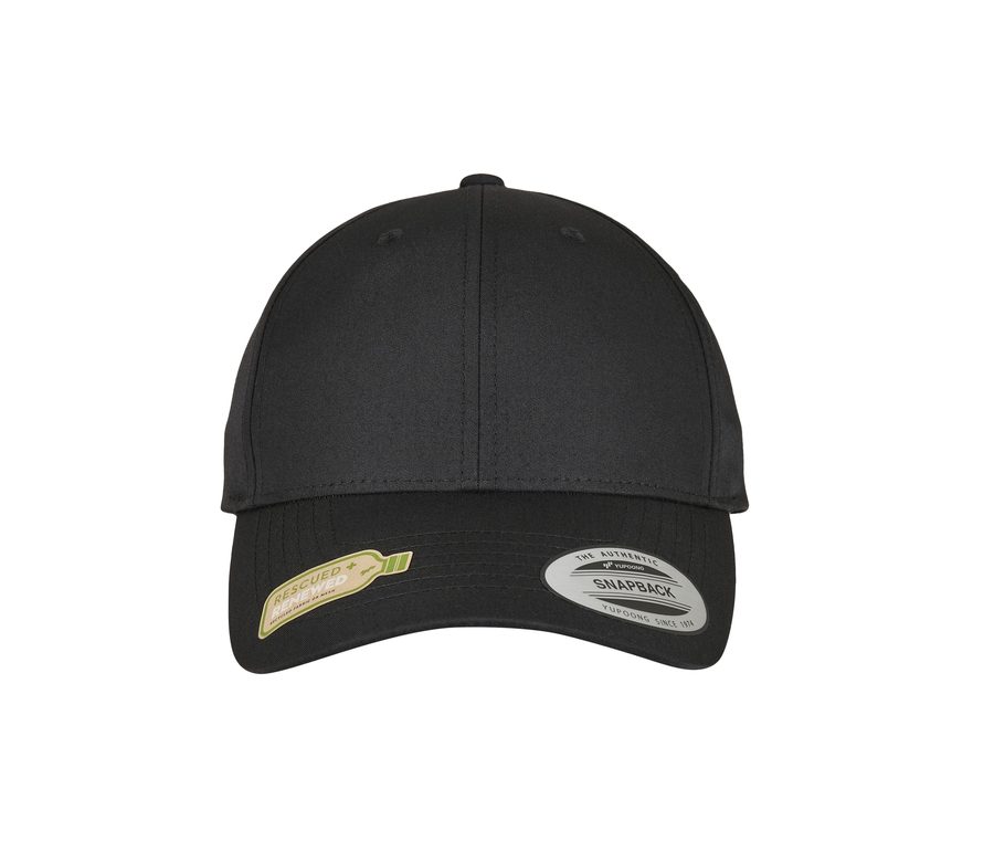 RECYCLED POLY TWILL SNAPBACK — Farbe BLACK