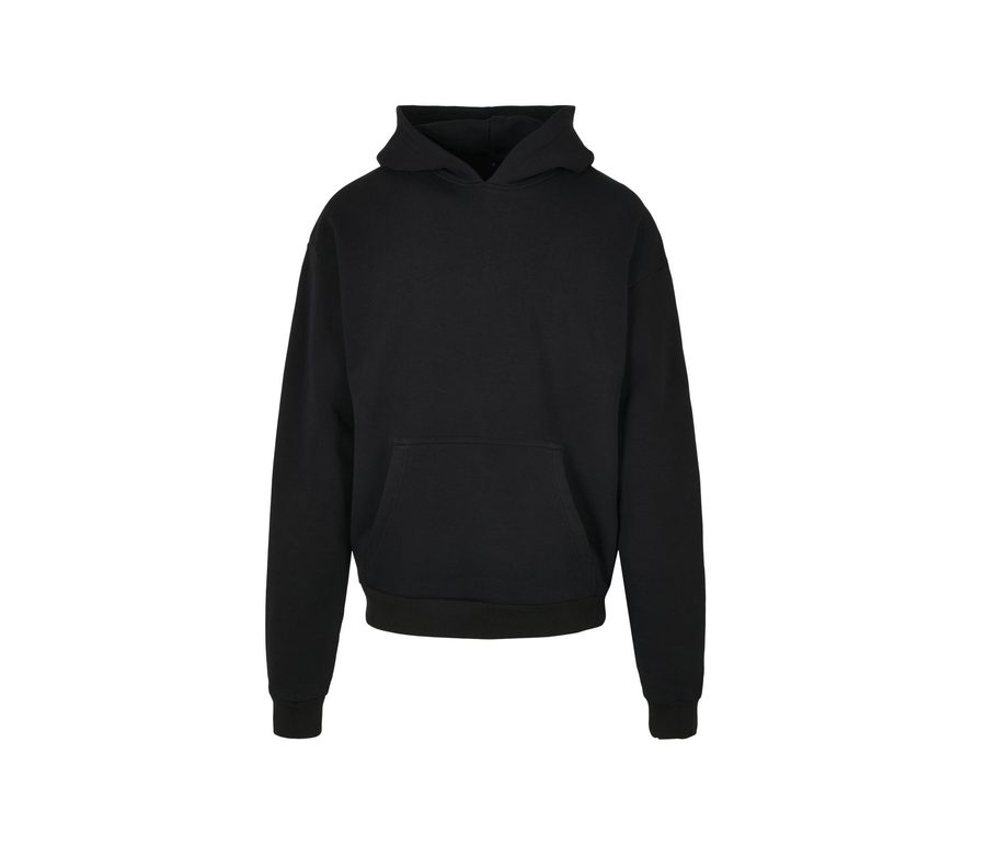 Ultra Heavy Cotton Box Hoody — Farbe BLACK
