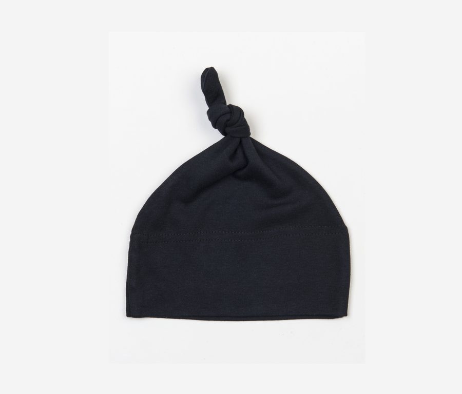 BABY 1 KNOT HAT — Farbe BLACK