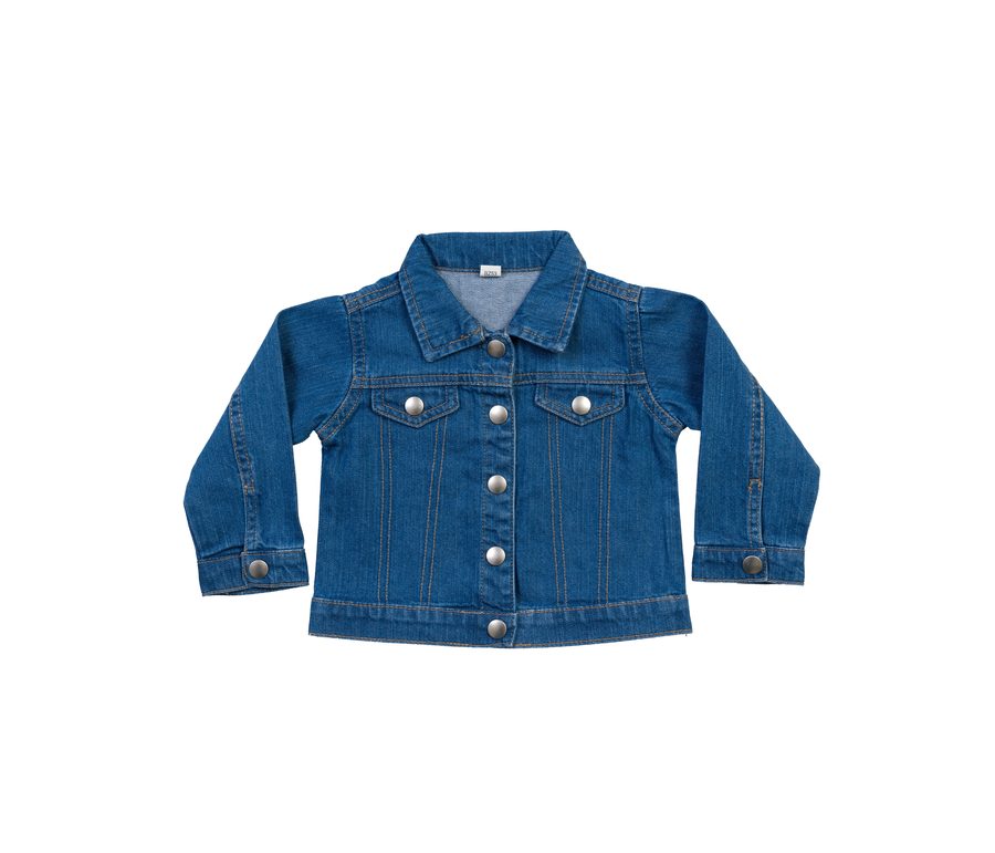 BABY ROCKS DENIM JACKET — Farbe DENIM BLUE