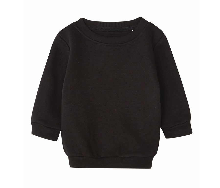 BABY ESSENTIAL SWEATSHIRT — Farbe BLACK