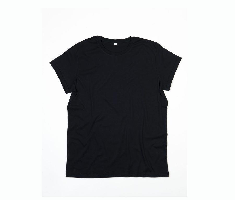 MEN'S ROLL SLEEVE T — Farbe BLACK