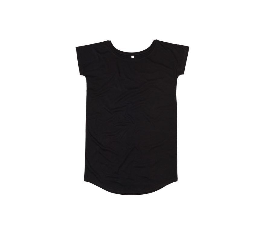 WOMEN'S LOOSE FIT T DRESS — Farbe BLACK