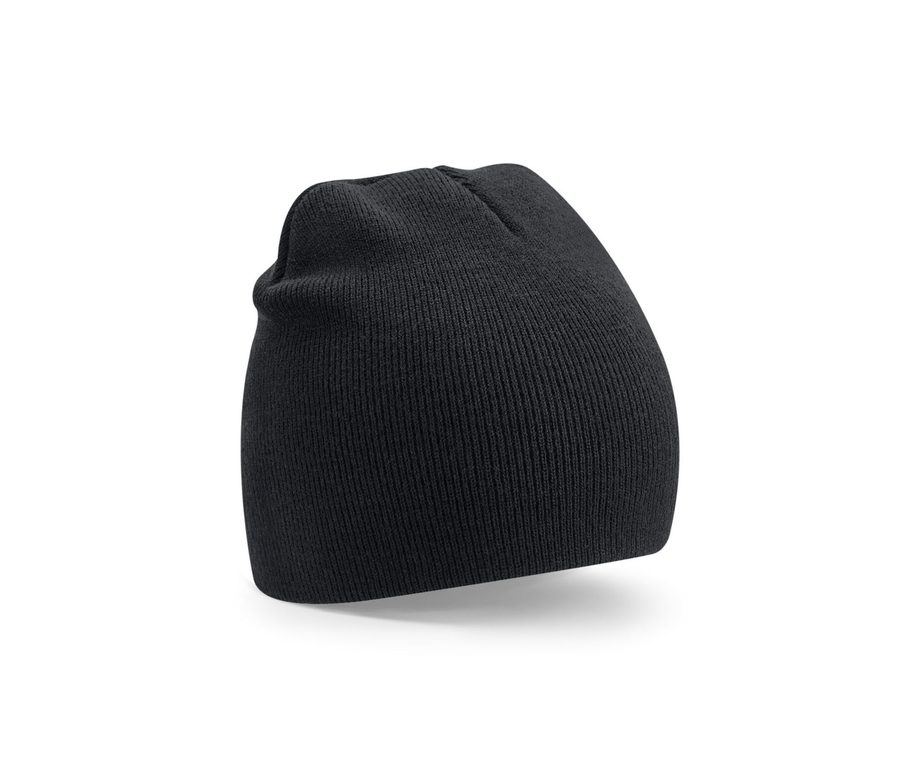 RECYCLED ORIGINAL PULL-ON BEANIE — Farbe BLACK