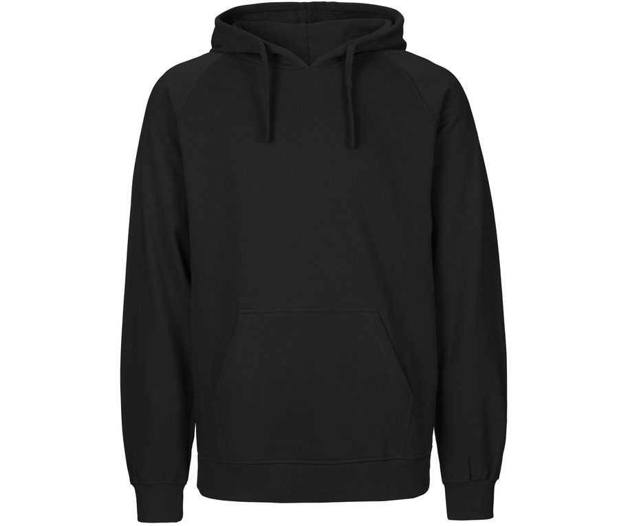 UNISEX TIGER COTTON HOODIE — Farbe BLACK