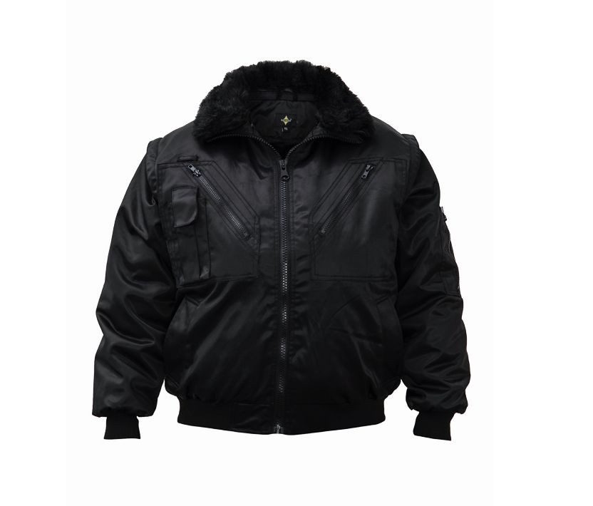 HI-VIS PILOT JACKET "OSLO" — Farbe BLACK