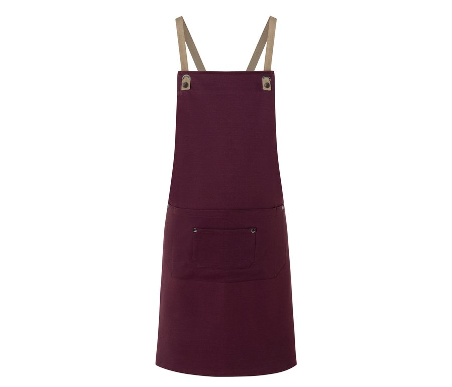 BIB APRON URBAN-NATURE — Farbe AUBERGINE