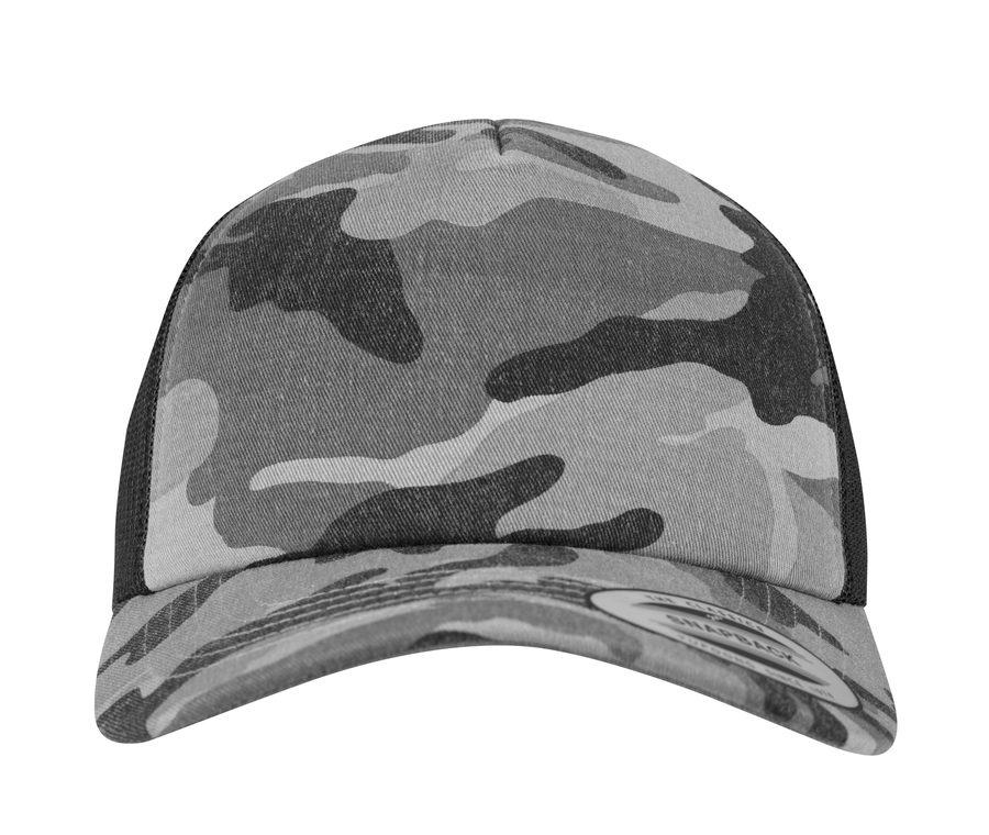 CAMO TRUCKER CAP — Farbe DARK CAMO / BLACK