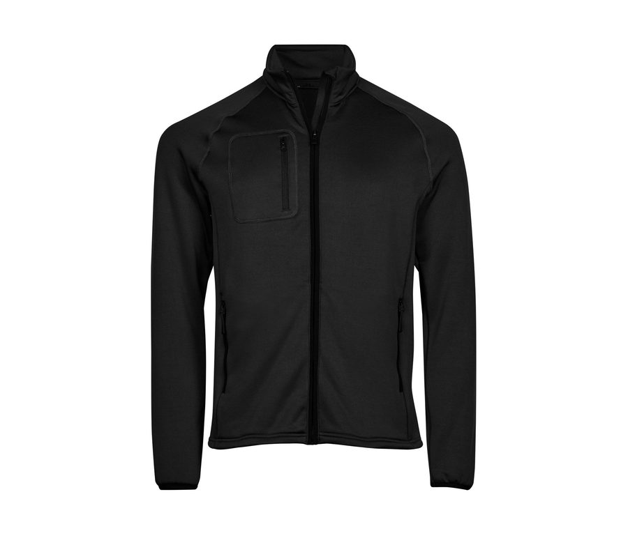 STRETCH FLEECE — Farbe BLACK