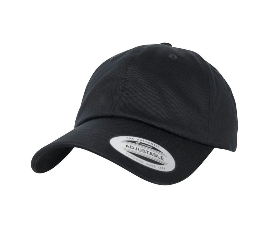 Low Profile Organic Cotton Cap — Farbe BLACK