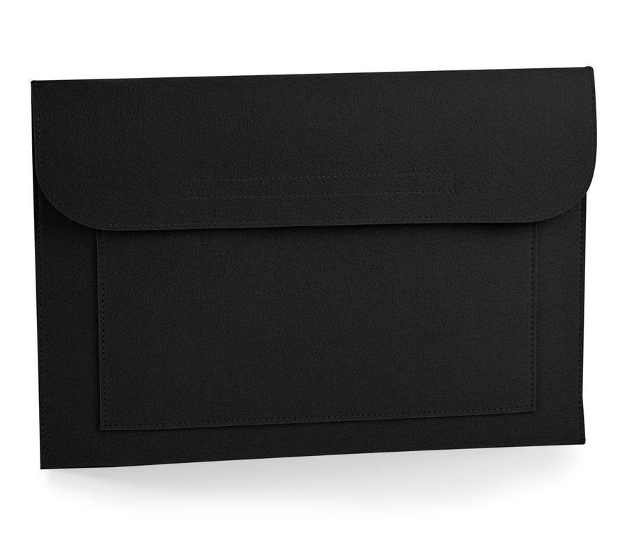 FELT LAPTOP/DOCUMENT SLIP — Farbe BLACK