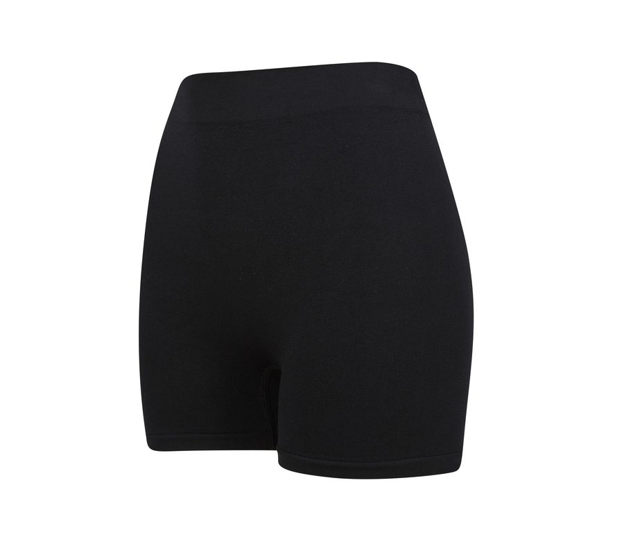 LADIES' SEAMLESS SHORT — Farbe BLACK